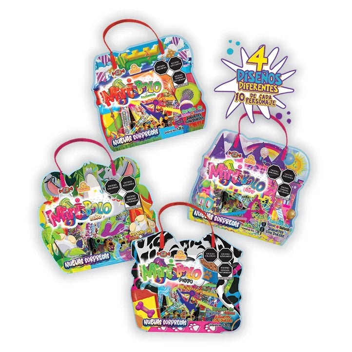 Mini Bolo Surtido de Dulces y Juguetes LAS DELICIAS Bolsa 120g