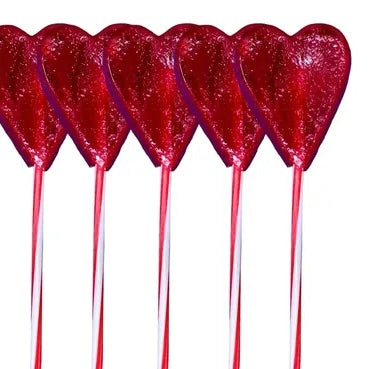 Paletas Corazón Camilove Cereza 18g DULCES CAMIS Estuche c/20