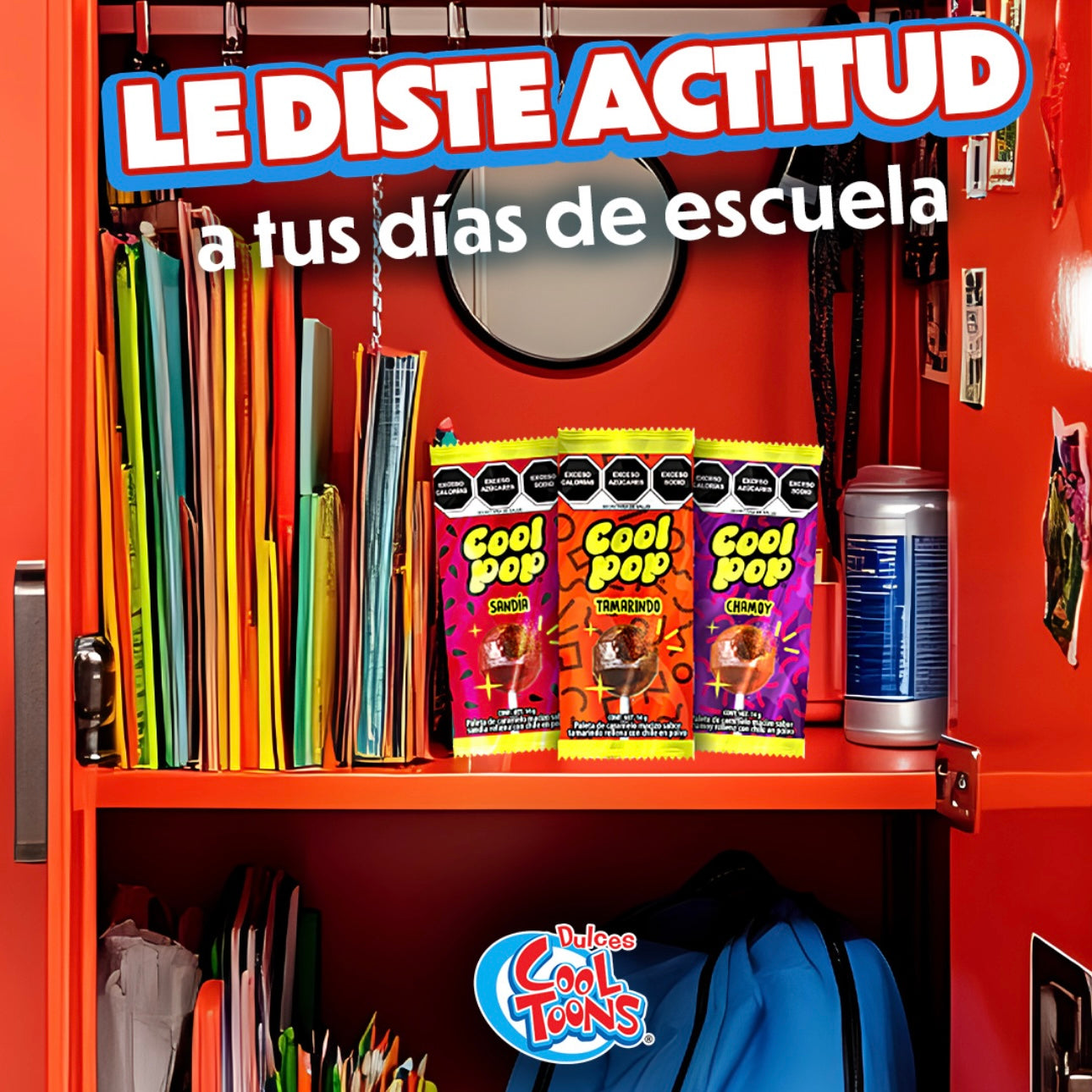 Paletas Cool Pop Rellemix Pop Surtida 14g COOL TOONS Bolsa c/20