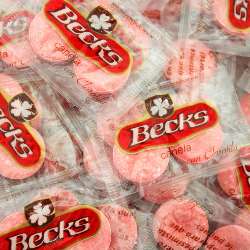 Pastillas Canela 2’s BECKS Bolsa c/100