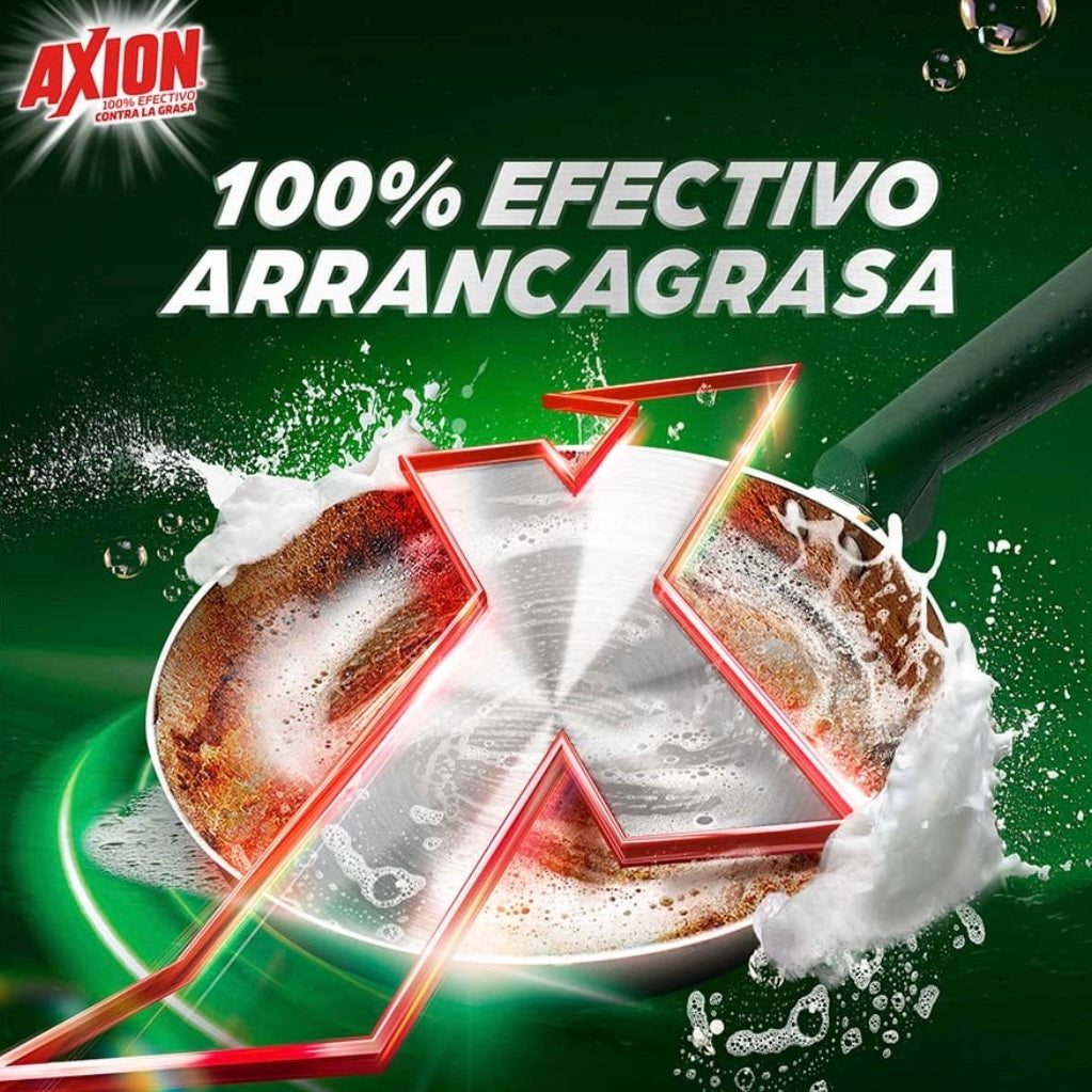 Jabón Detergente Lavatrastes Líquido AXION Botella 280ml