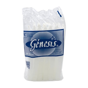 Velas de Parafina Génesis No.80 PROFINA Bolsa c/16