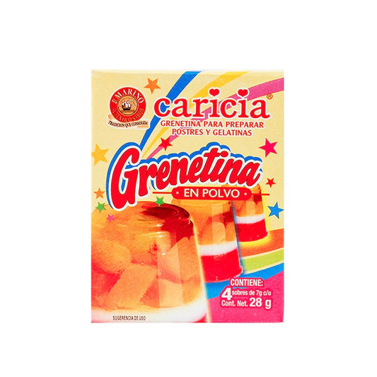 Grenetina en Polvo Caricia Sobres 7g EL MARINO Caja c/4