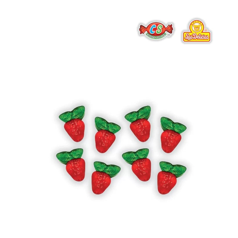 Gomitas Gummy Fresa Rebanaditas LAS DELICIAS Bolsa 1Kg