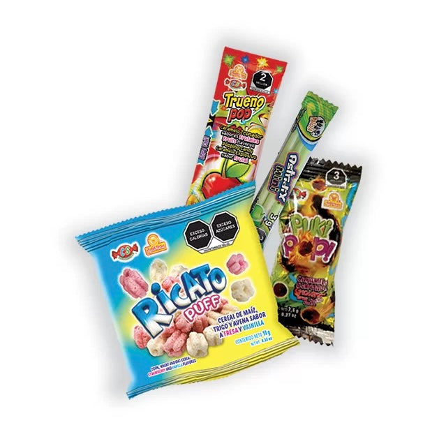 Mini Bolo Surtido de Dulces y Juguetes LAS DELICIAS Bolsa 120g