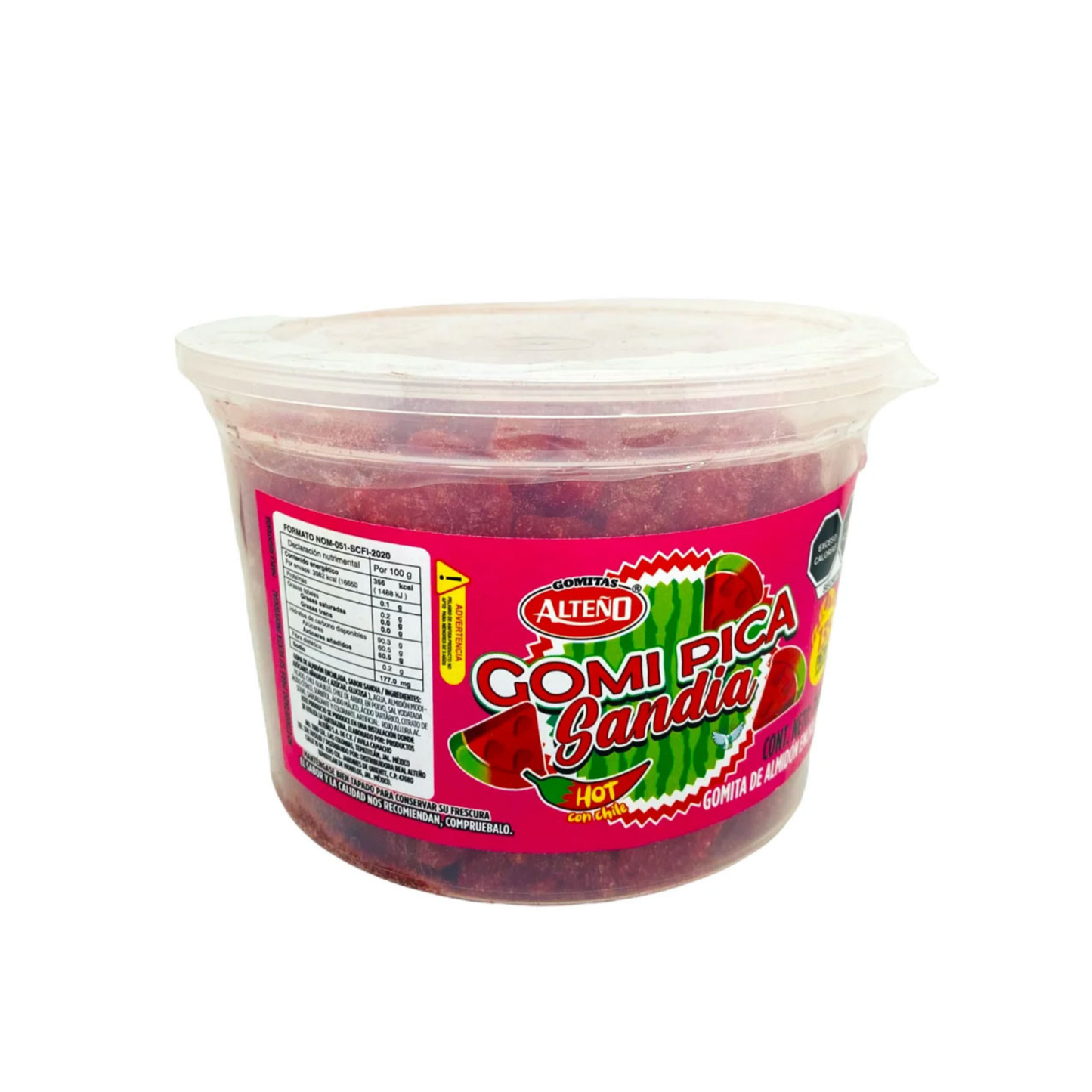 Gomitas Gomi Pica Sandía Enchiladas ALTEÑO Vitrolero c/120