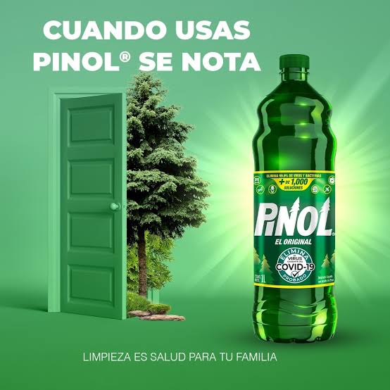Limpiador Aceite de Pino Original PINOL Botella 1Lt