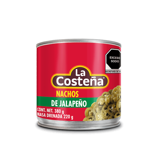 Chiles Nachos de Jalapeños LA COSTEÑA Lata 380g