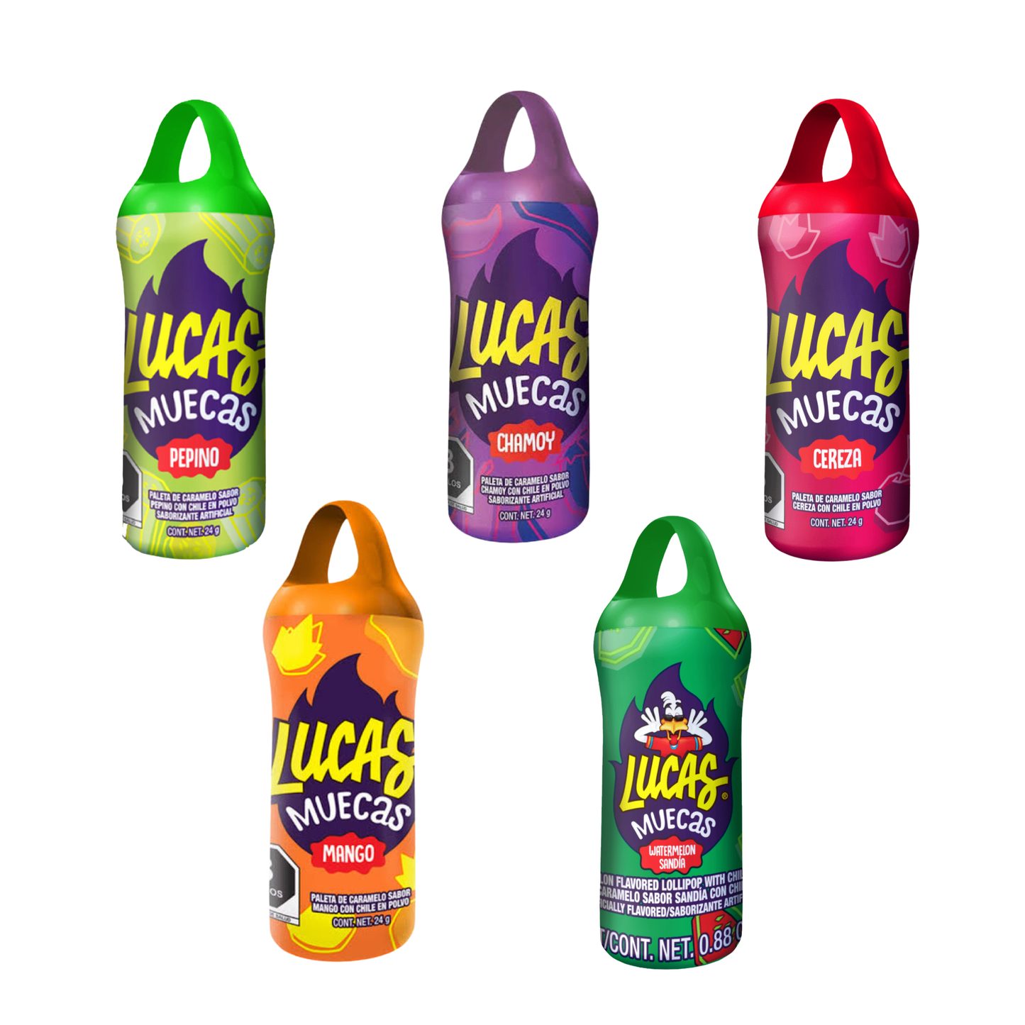 Lucas Muecas Surtidas 24g MARS Exhibidor c/10