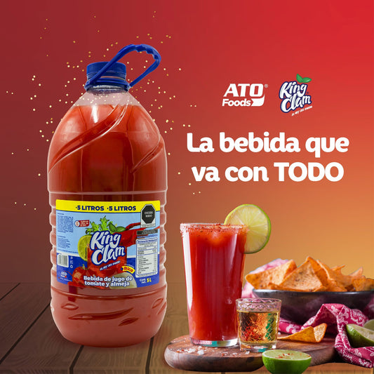Coctel de Tomate y Almeja KING CLAM Galón 5Lt