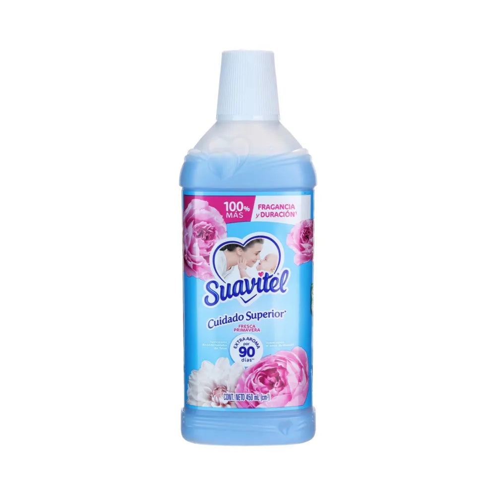 Suavizante de Telas Fresca Primavera SUAVITEL Botella 450ml