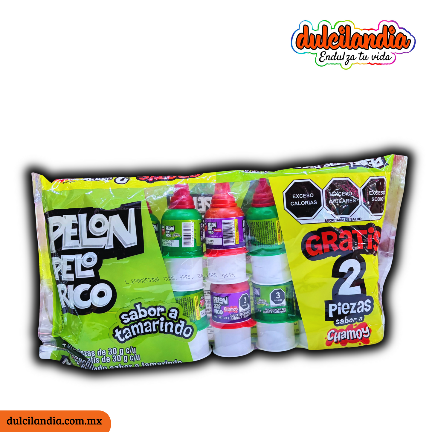 Pelon Pelo Rico Tamarindo 30g HERSHEY’S Bolsa c/12 + 2 Gratis