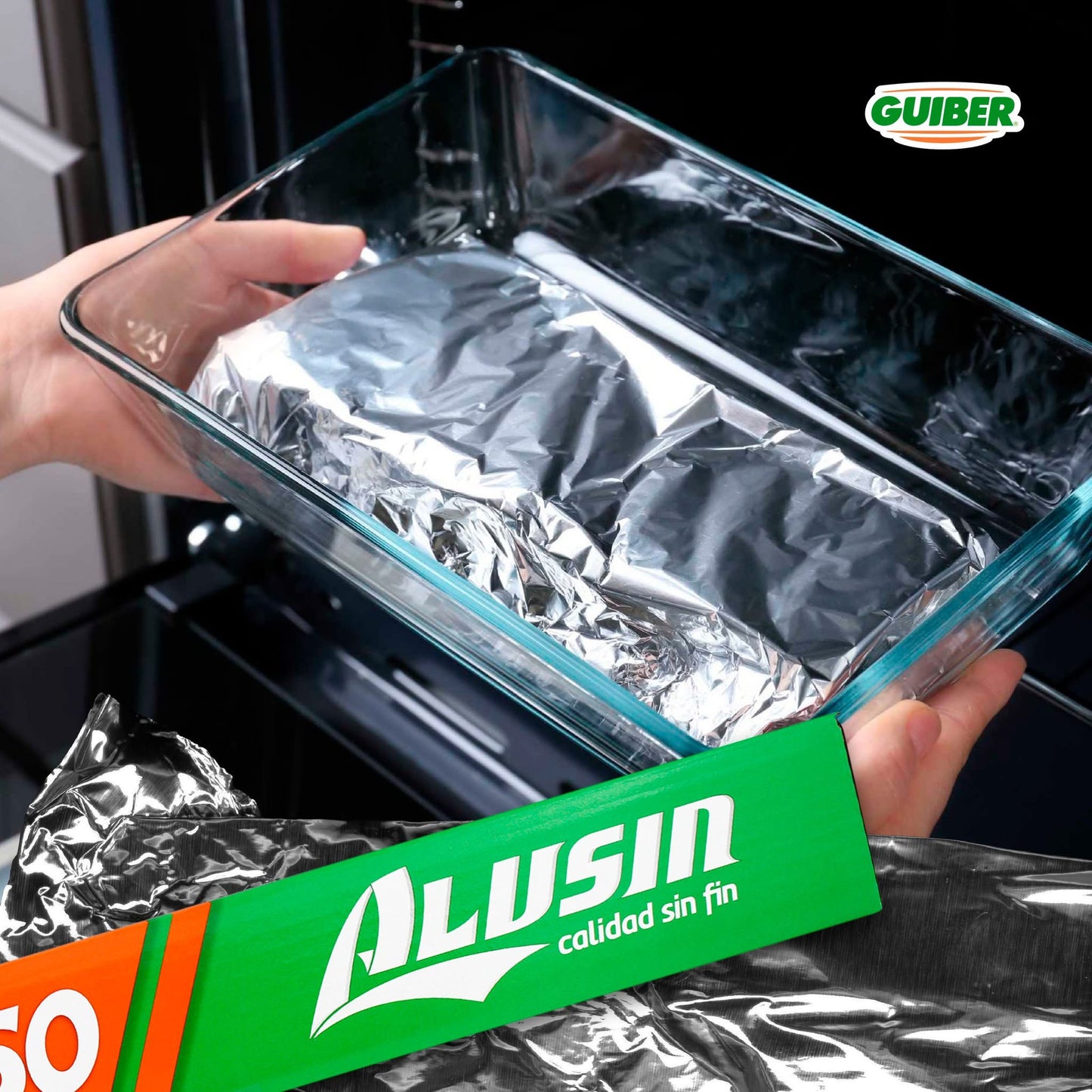 Papel Aluminio Alusin Rollo 50m GUIBER Pieza