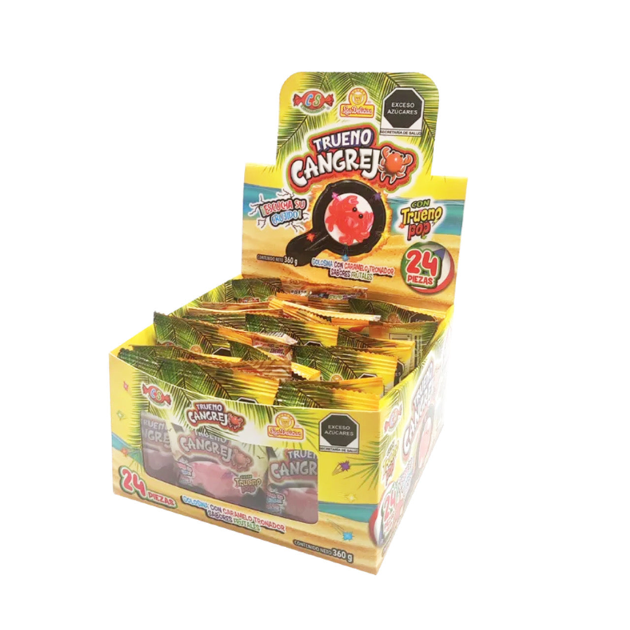 Trueno Cangrejo LAS DELICIAS Caja c/24