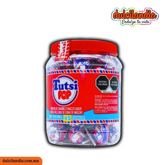 Paletas Tutsi Pop Cereza 20g TUTSI Vitrolero c/45