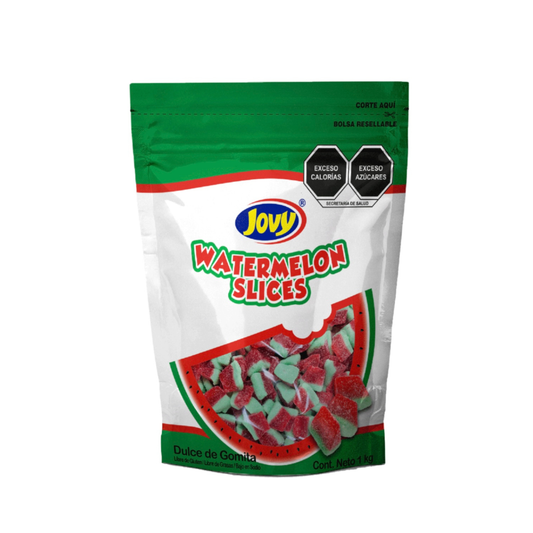 Gomitas Watermelon Slices Sandía Rebanaditas JOVY Bolsa 1Kg
