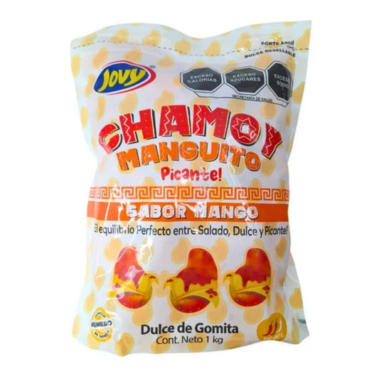 Gomitas Chamoy Manguito Picante Enchilado JOVY Bolsa 1Kg