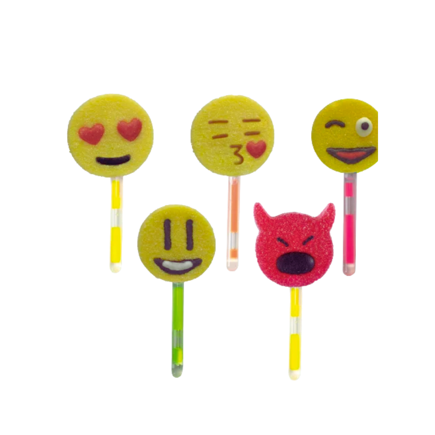 Gomitas Gummy Gestitos Pop Neón 11g HUBIN Exhibidor c/30