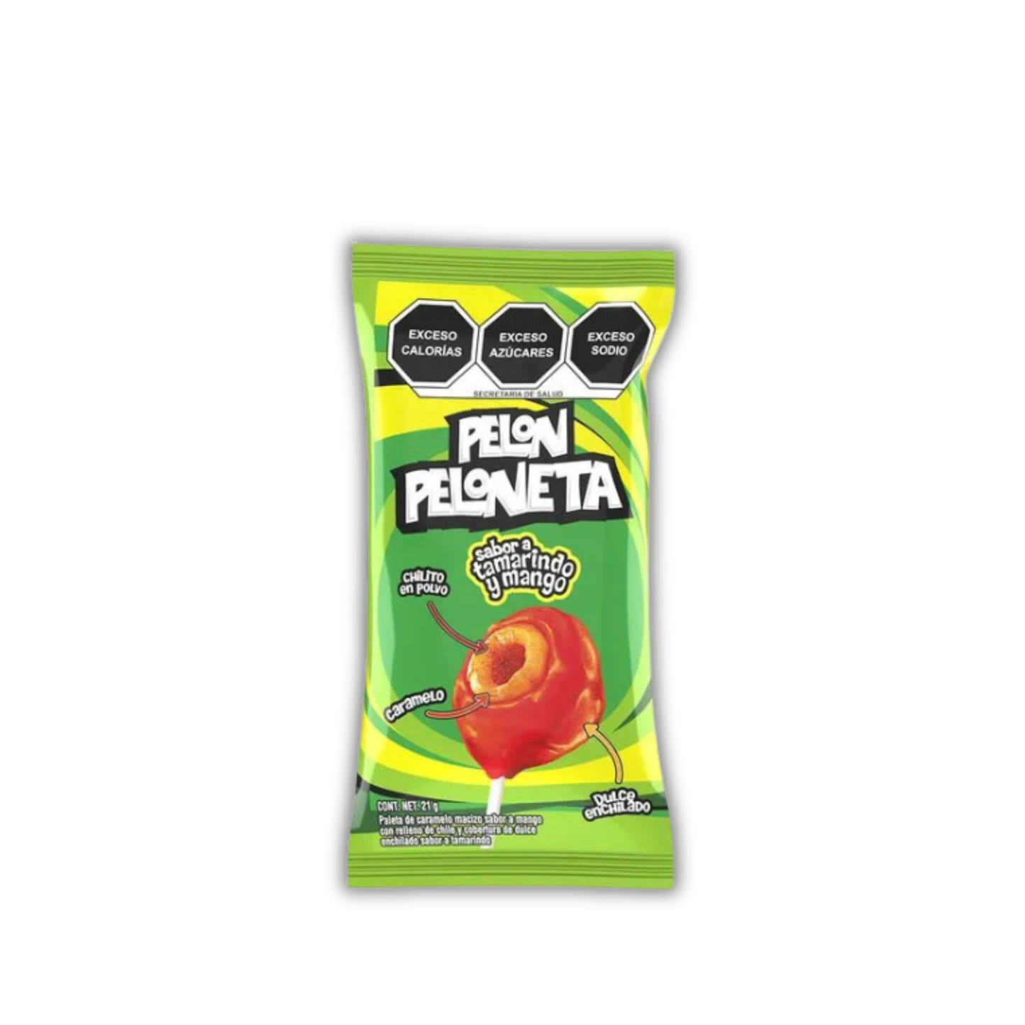 Paletas Pelon Peloneta 21g HERSHEY’S Bolsa c/20 + 2 Gratis