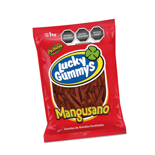 Gomitas Mangusano Enchilados LUCKY GUMMYS Bolsa 1Kg