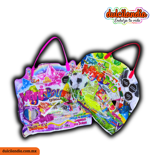 Mini Bolo Surtido de Dulces y Juguetes LAS DELICIAS Bolsa 120g