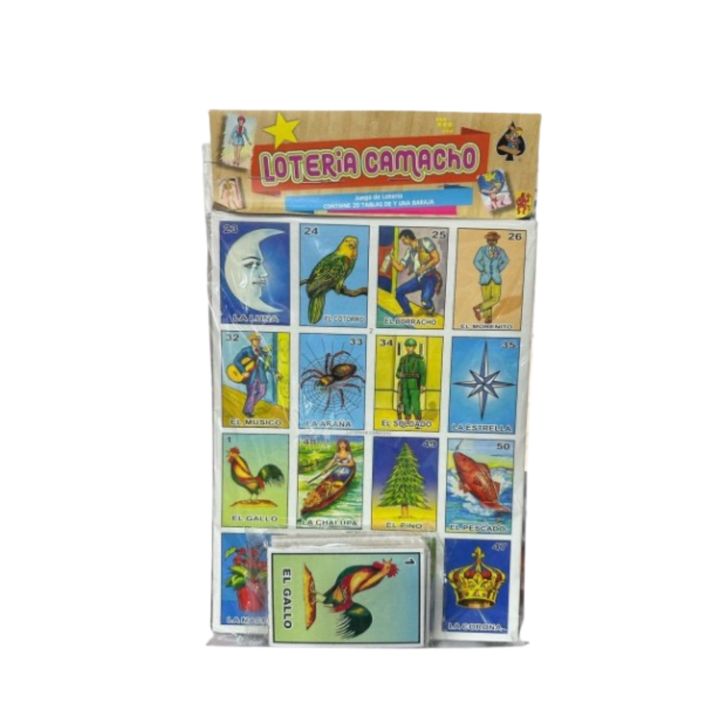 Lotería Mexicana con Baraja CAAR Empaque c/20