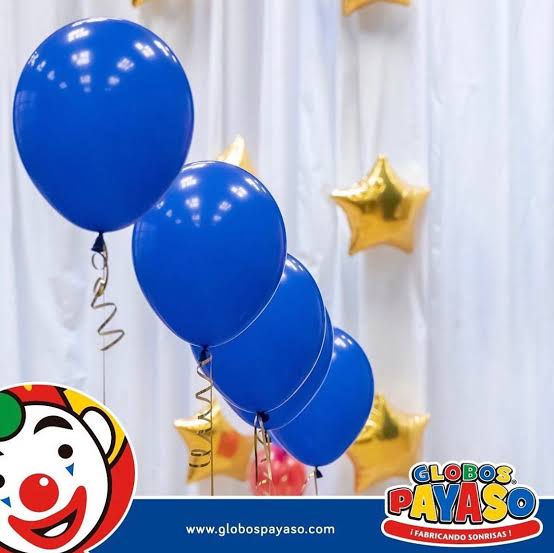 Globos #9 Azul Royal GLOBOS PAYASO Bolsa c/50