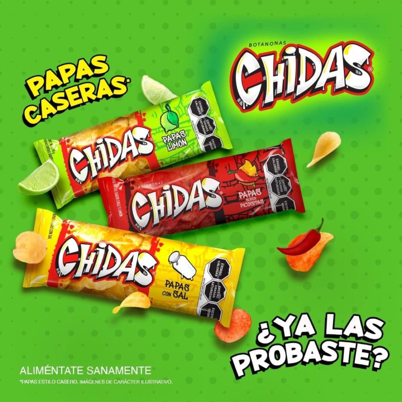 Chidas Papas Adobadas 85g GONAC Bolsa c/5