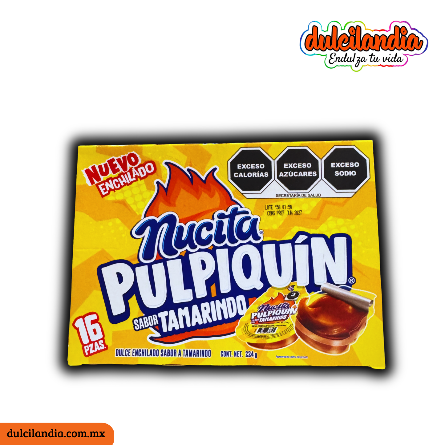 Nucita Pulpiquín Tamarindo 14g NUTRESA Caja c/16