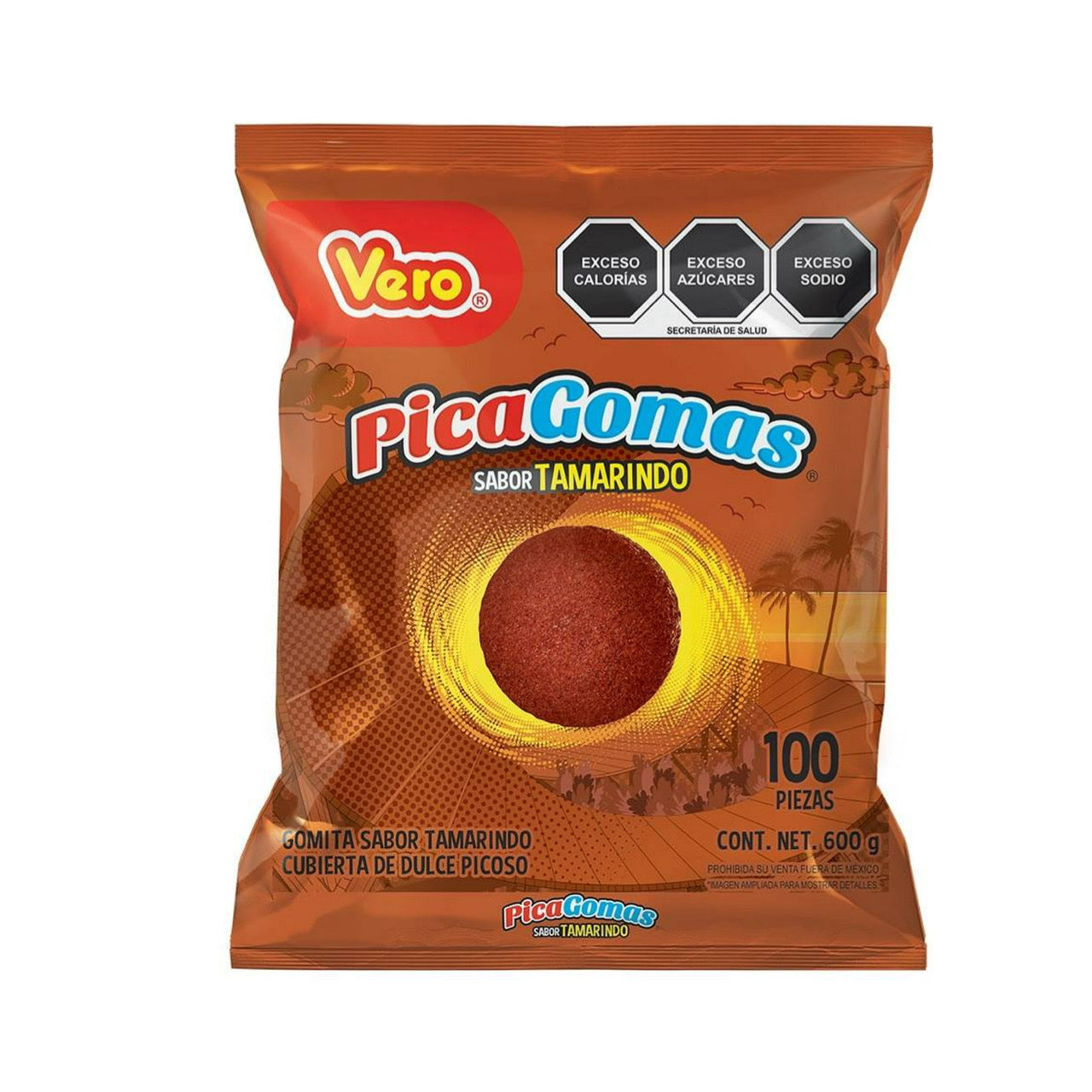 PicaGomas Tamarindo 6g VERO Bolsa c/100