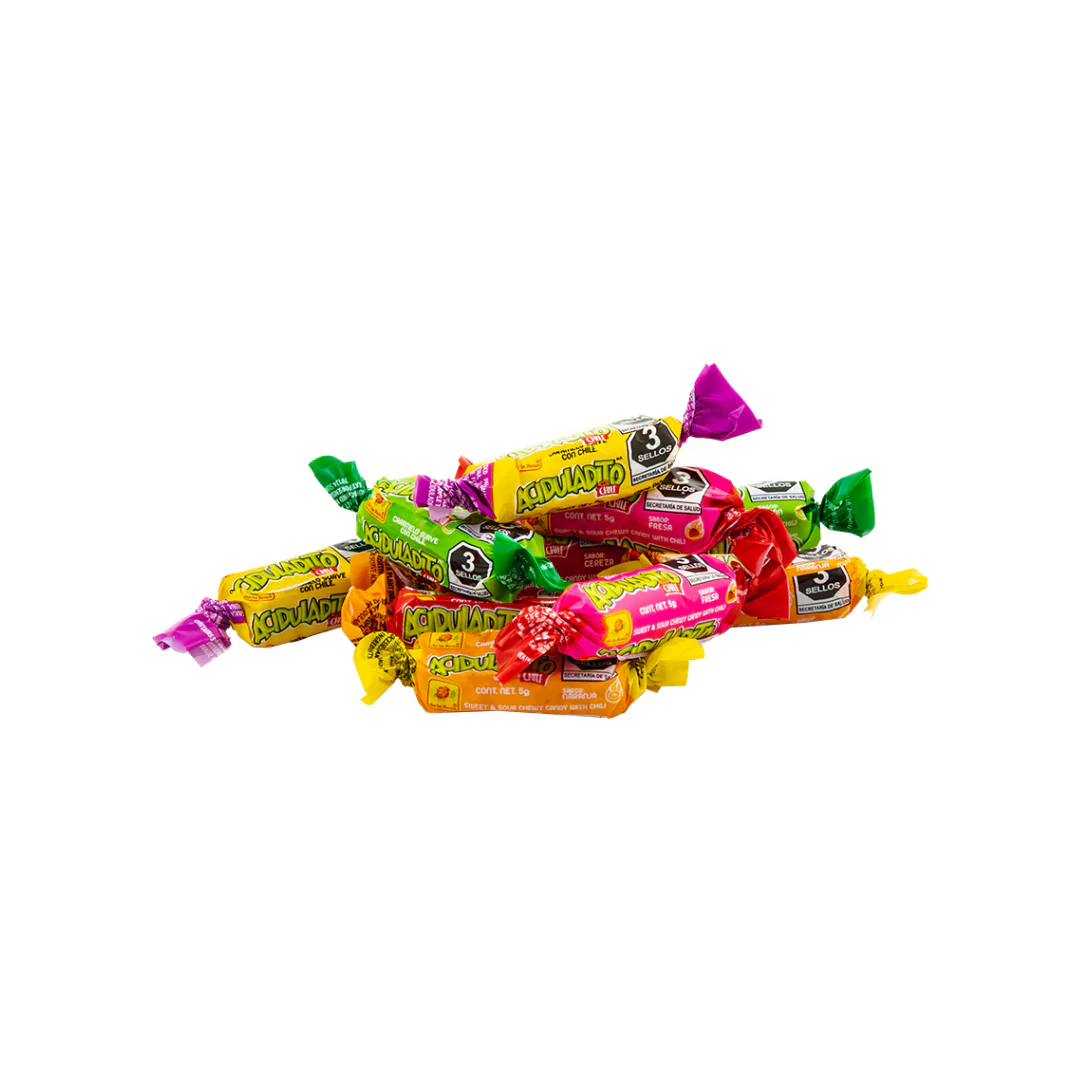 Caramelos Suaves Aciduladito 5g DE LA ROSA Bolsa c/100