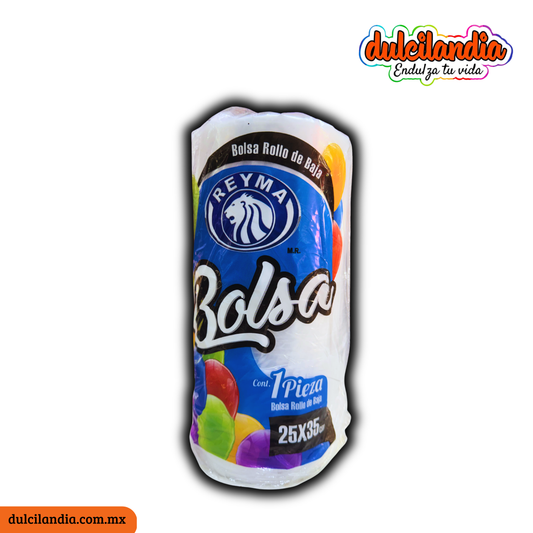 Bolsas Rollo 25x35 (2Kg) Transparente REYMA (Precio x Kg)