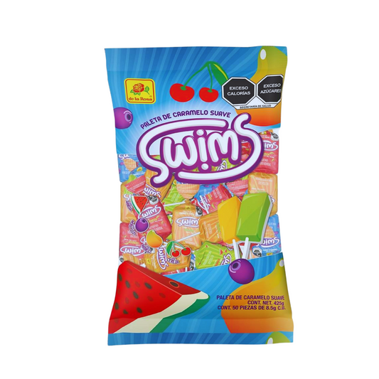 Paletas Swims Surtida 8.5g DE LA ROSA Bolsa c/40