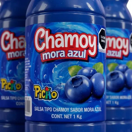 Chamoy Mora Azul PICAO Botella 1Kg