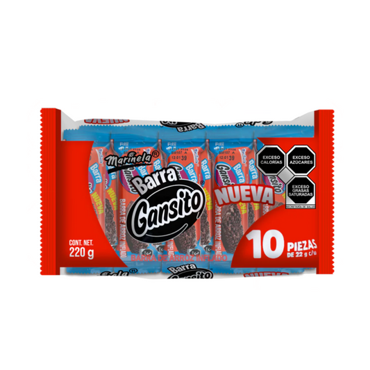 Barras Gansito 22g MARINELA Bolsa c/10