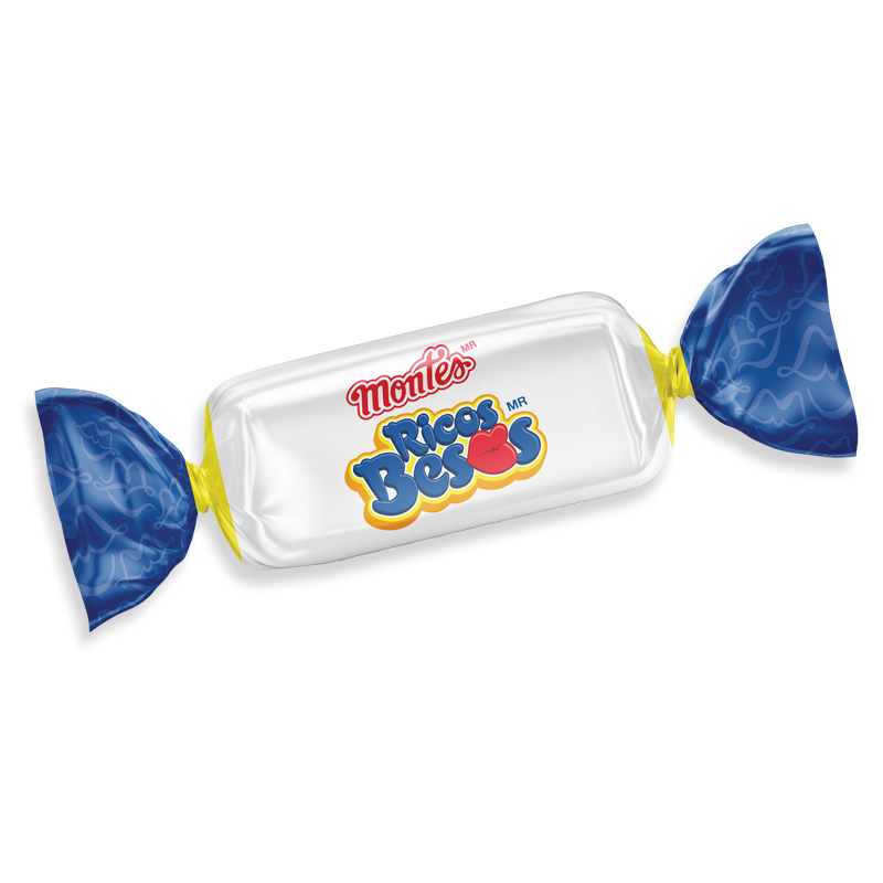 Caramelos Ricos Besos 4.7g MONTES Bolsa c/100