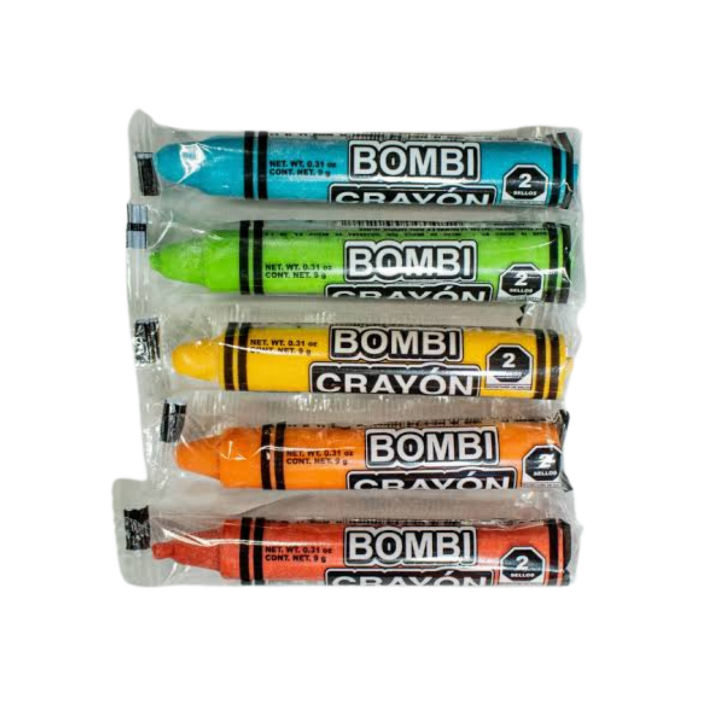Chicles Bombi Crayón Surtido CARR Caja c/24