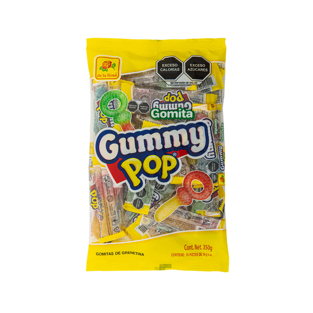 Gomitas Gummy Pop Llave 13g DE LA ROSA Bolsa c/25