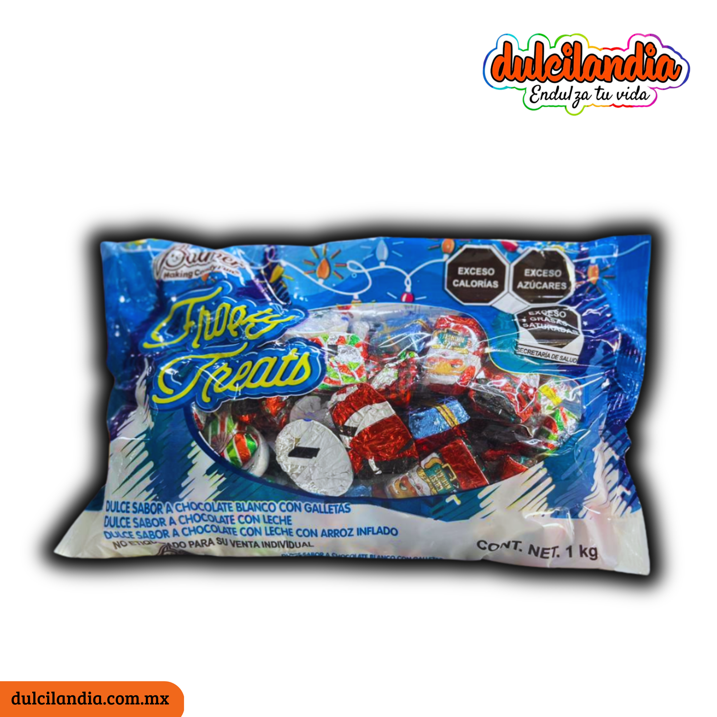 Chocolates Navideños Frosty Treats Figuras Surtidas PALMER Bolsa 1Kg