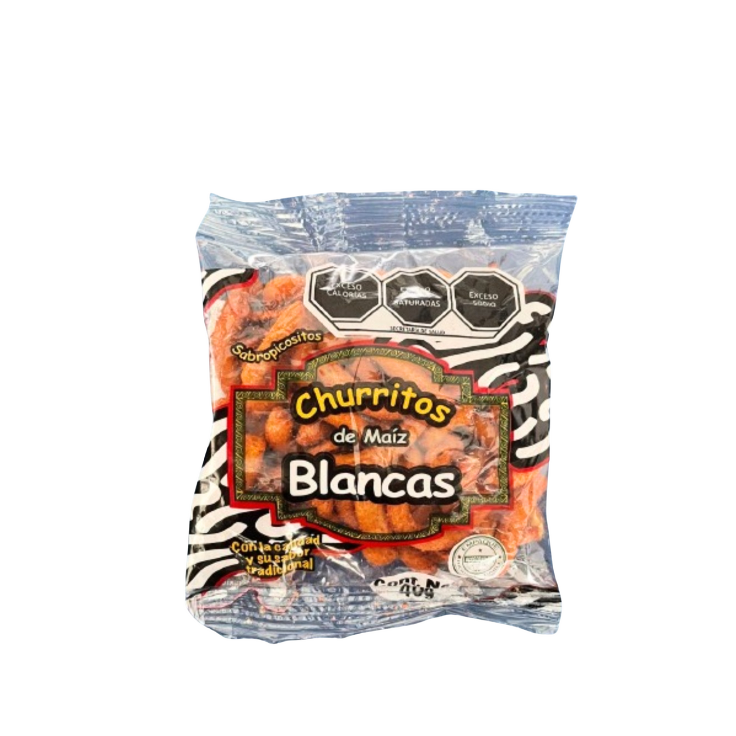 Churritos de Maíz 40g BLANCAS Bolsa c/20