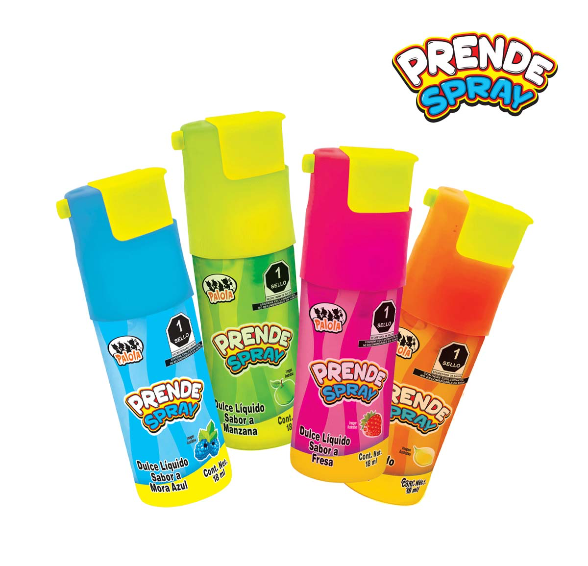 Caramelo Líquido Prende Spray 18ml PALOLA Caja c/24