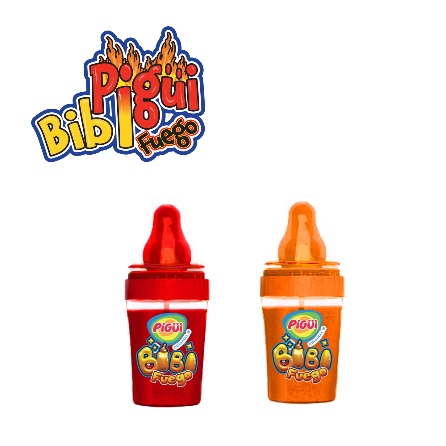 Bibi Fuego Caramelo con Polvo Picosito 22g PIGÜI Caja c/12