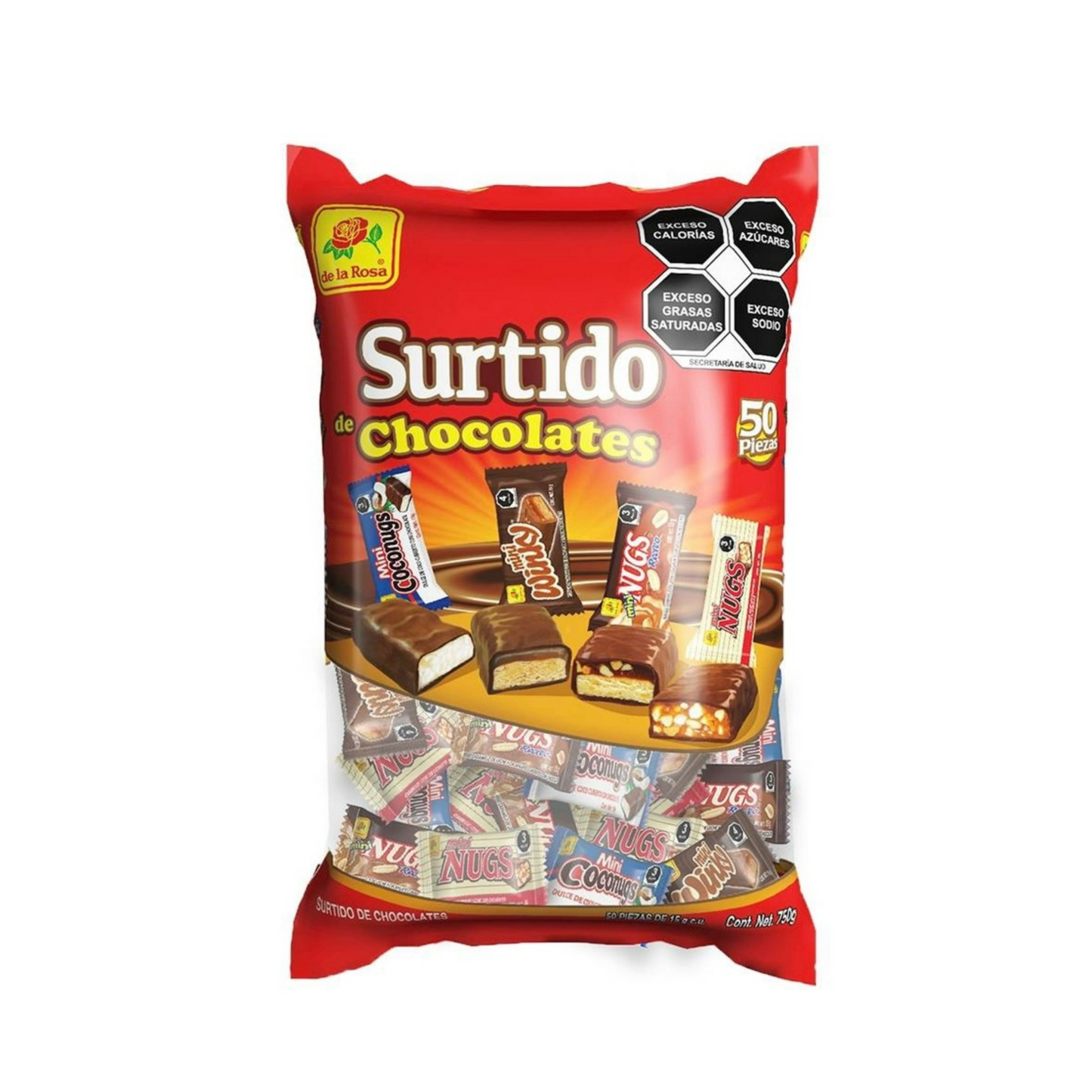 Surtido de Chocolates Minis DE LA ROSA Bolsa c/50