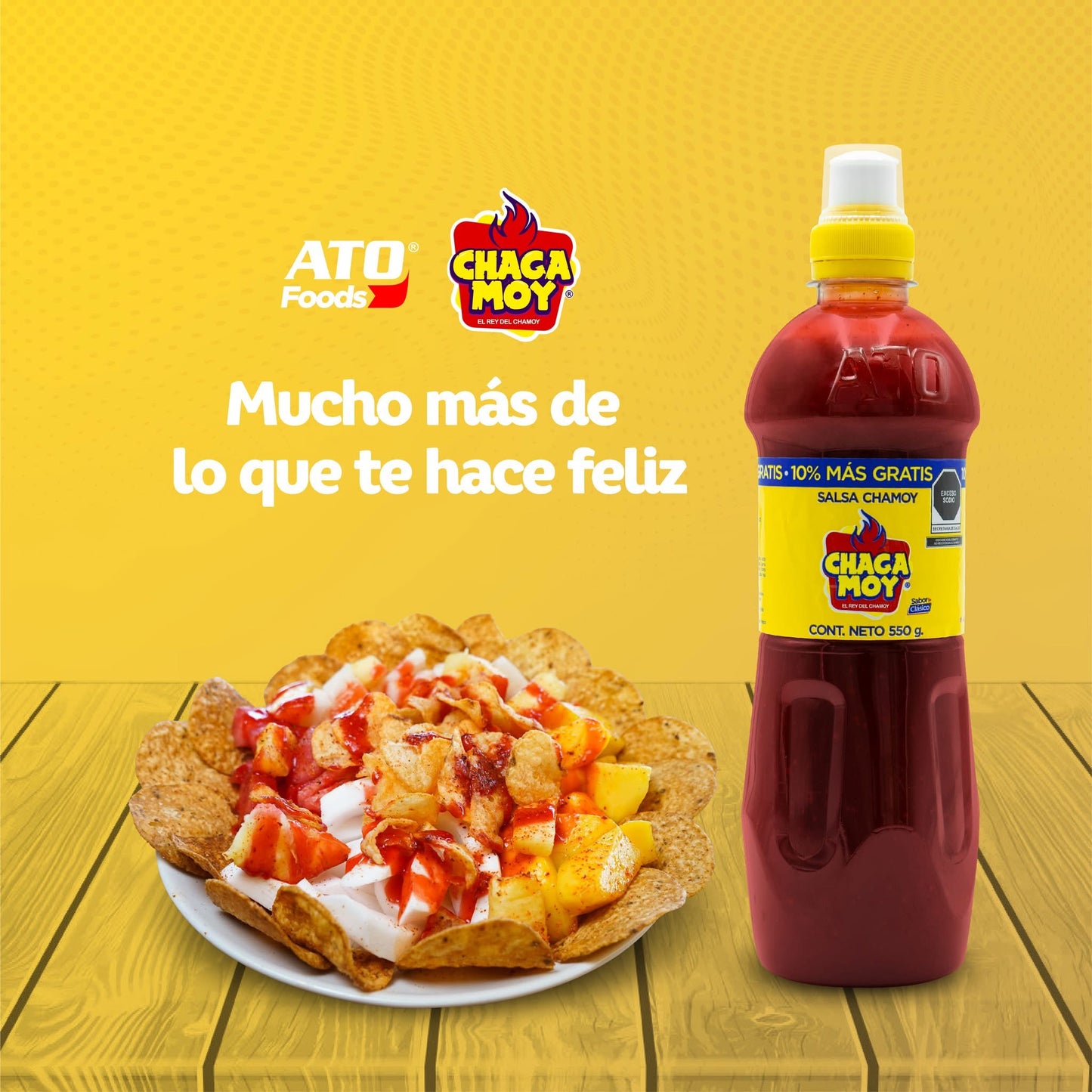 Chamoy Clásico CHACAMOY Botella 550g