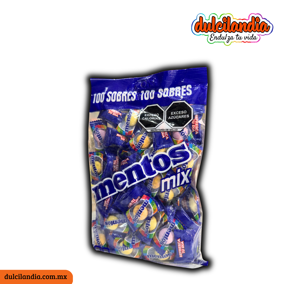Mentos Mix Surtido Individual 2.9g PERFETTI VAN MELLE Bolsa c/100