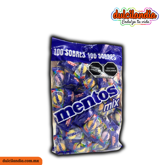 Mentos Mix Surtido Individual 2.9g PERFETTI VAN MELLE Bolsa c/100