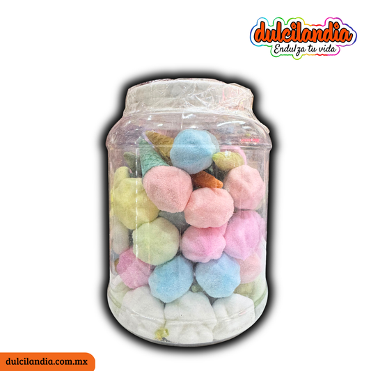 Conos con Bombón Mini Malvaviscos DULCES NICKY Vitrolero c/50