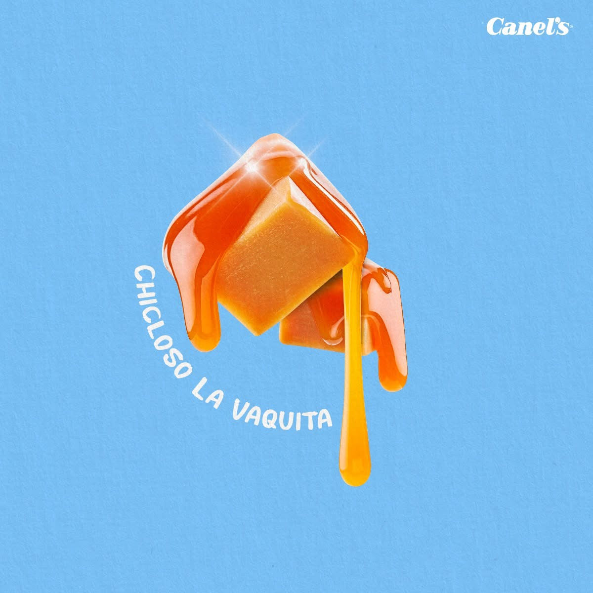 Caramelos Mini Chiclosos Cajeta 5.5g LA VAQUITA Vitrolero c/160