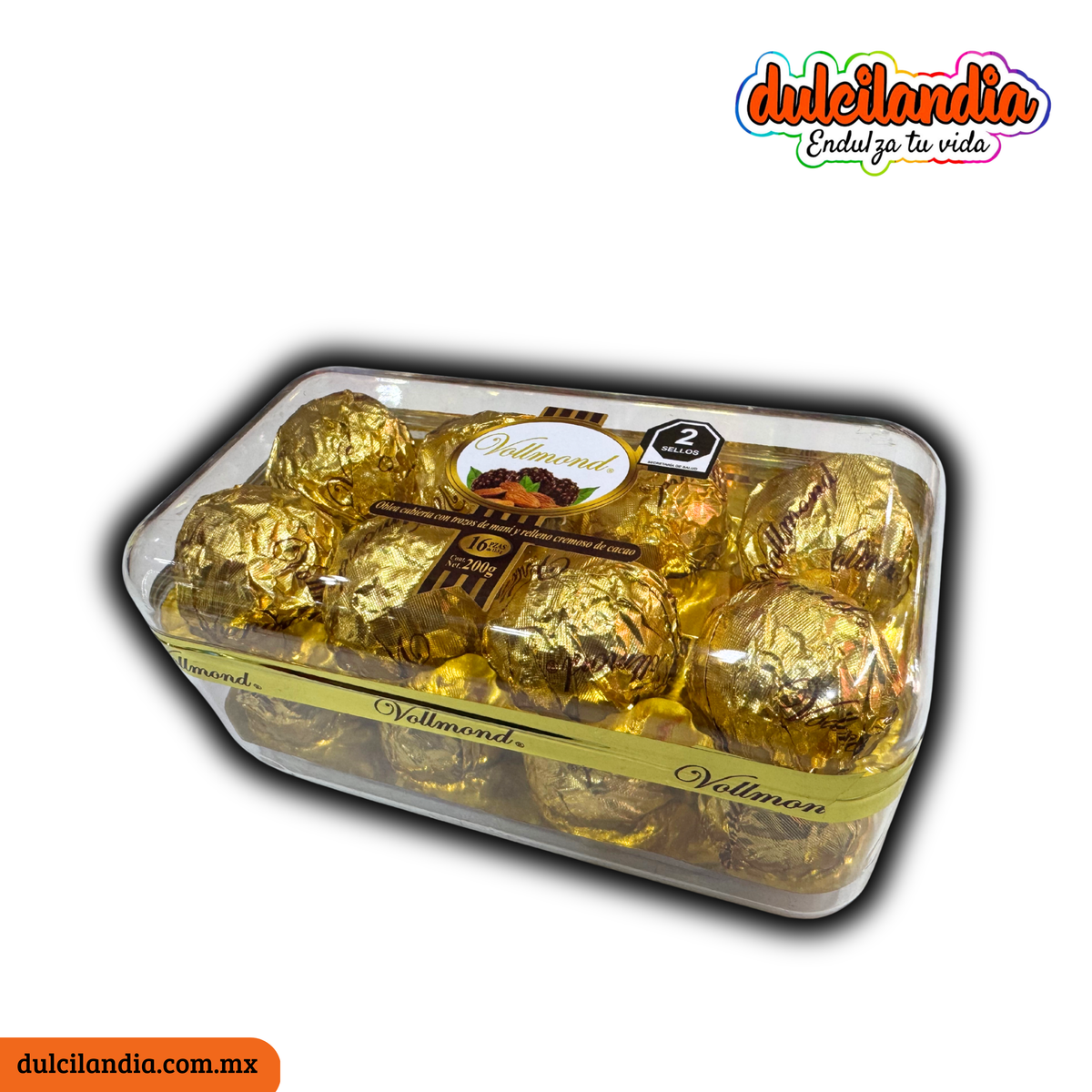 Chocolates Rellenos 12.5g VOLLMOND Estuche c/16