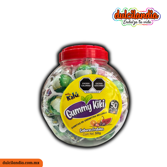 Gomitas Gummy Kiki Surtido 10g KALÚ Vitrolero c/50